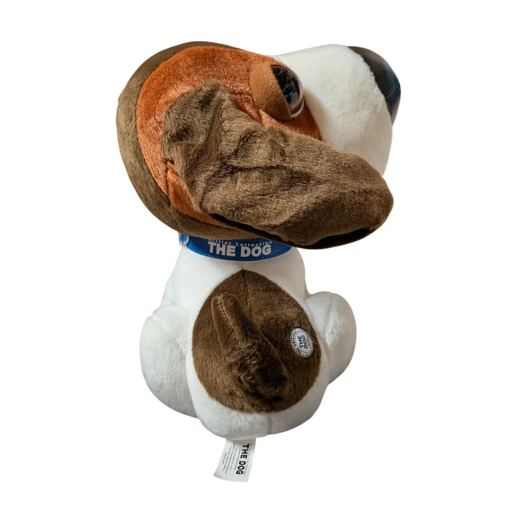 Artlist Collection The Dog Beagle Plush Big Nose Brown White Vintage Y2K Toy